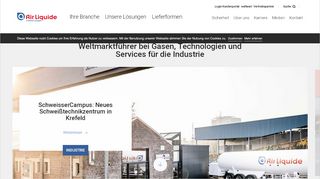 
                            3. Technische Gase von Air Liquide in Österreich | Weltmarktführer bei ...