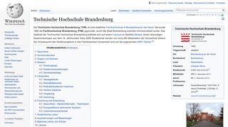 
                            10. Technische Hochschule Brandenburg – Wikipedia