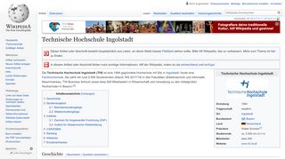 
                            8. Technische Hochschule Ingolstadt – Wikipedia