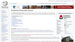 
                            7. Technische Hochschule Lübeck – Wikipedia