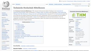 
                            12. Technische Hochschule Mittelhessen – Wikipedia