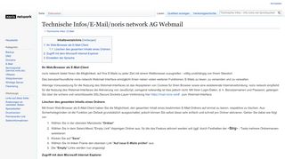 
                            4. Technische Infos/E-Mail/noris network AG Webmail – Technische Infos ...