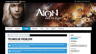 
                            2. Technische Probleme - Aion DE