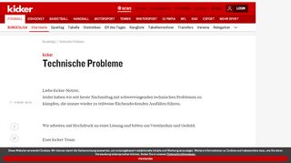 
                            5. Technische Probleme - Bundesliga - kicker
