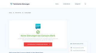 
                            9. Technische Störung bei Consors Bank? Probleme hier einsehen!