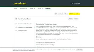 
                            5. Technische Voraussetzungen - Handelsplattform ... - Comdirect