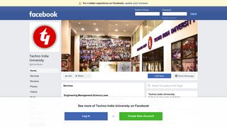 
                            8. Techno India University - Home | Facebook