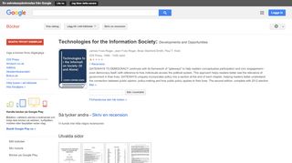 
                            8. Technologies for the Information Society: Developments and Opportunities