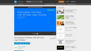 
                            3. Technologies That Make LINE QR Code Login Possible - SlideShare