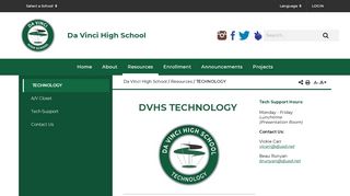 
                            12. Technology - Da Vinci High School