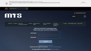 
                            5. Technology Portal Login - MTS Markets