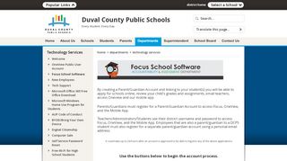 
                            5. Technology Services / Focus School Software