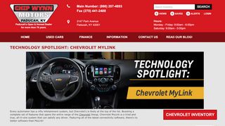 
                            13. Technology Spotlight: Chevrolet MyLink - Chip Wynn Motors