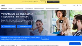 
                            11. Technology Support Services - Deutschland | IBM