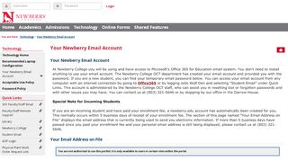 
                            12. Technology - Your Newberry Email Account | Wolf Den