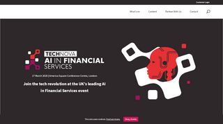 
                            5. TechNOVA: AI in Financial Services - Artificial Intelligence Conference