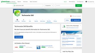 
                            9. Technowise 360 Employee Benefits and Perks | Glassdoor