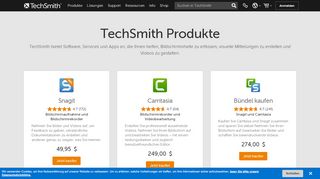 
                            7. TechSmith Testversionen und Downloads