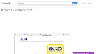 
                            10. TÉCNICO EM CONTABILIDADE - PDF - DocPlayer.com.br