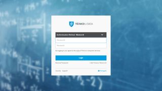 
                            10. Técnico Lisboa - Login - Técnico Lisboa - Autenticação