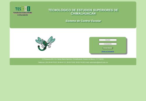 
                            4. tecnológico de estudios superiores de chimalhuacán