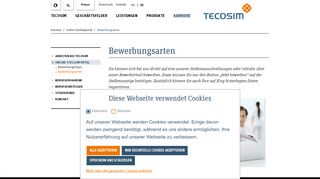 
                            5. TECOSIM Bewerbungsarten