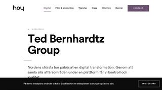 
                            7. Ted Bernhardtz Group | Digitalbyrå i Göteborg | Hoy