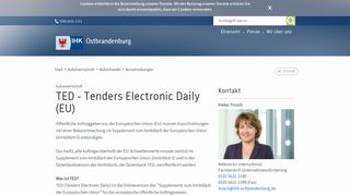 
                            12. TED - Tenders Electronic Daily (EU) - IHK Ostbrandenburg