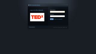 
                            7. TEDx Community Network / Log in