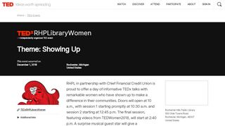 
                            9. TEDxRHPLibraryWomen | TED