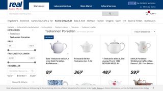 
                            9. Teekannen Porzellan günstig online kaufen | real.de
