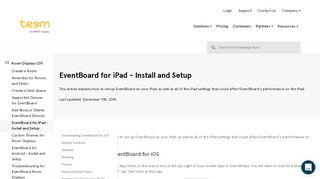 
                            2. Teem — EventBoard for iPad - Install and Setup