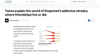 
                            8. Teens explain Snapchat streaks, why they're so addictive and ...