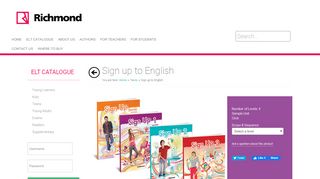 
                            9. Teens : Sign up to English