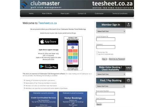 
                            13. Teesheet.co.za Online Bookings