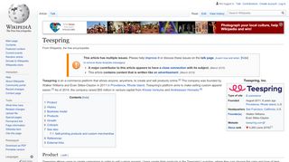 
                            8. Teespring - Wikipedia