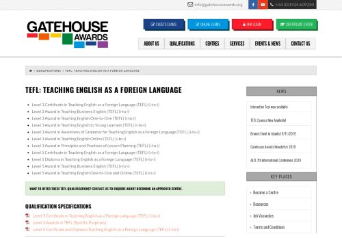 
                            9. TEFL: Teaching English as a Foreign Language | Gatehouse Awards