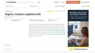 
                            8. Tegma- Gestao Logistica S/A | Escavador