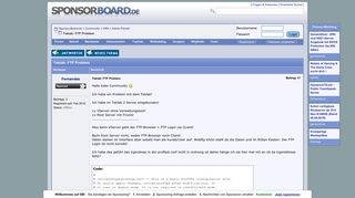 
                            9. Teklab: FTP Problem - Sponsor-Board.de
