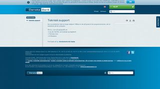 
                            10. Teknisk support - Danske Bank