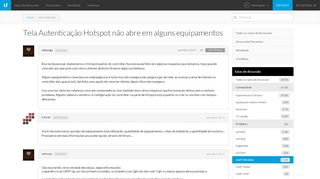 
                            11. Tela Autenticação Hotspot não abre em alguns equipamentos ...