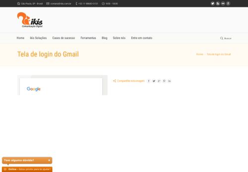 
                            11. Tela de login do Gmail - ikis