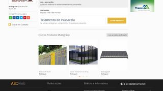 
                            12. Telamento de Passarela | AECweb