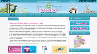 
                            2. Telangana eProcurement Portal