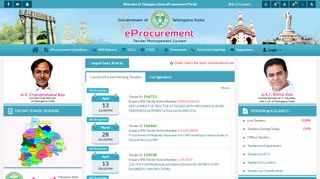 
                            10. Telangana State eProcurement Portal