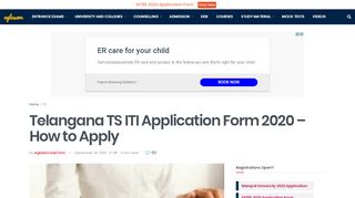 
                            1. Telangana TS ITI Application Form 2018 ... - AglaSem Admission