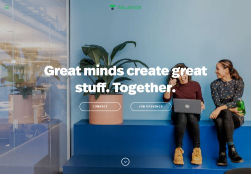 
                            5. Telavox - Great minds create great stuff. Together.