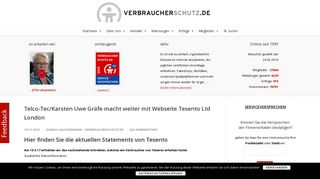 
                            3. Telco-Tec/Karsten Uwe Gräfe macht weiter mit Webseite Tesento Ltd ...