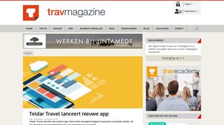 
                            3. Teldar Travel lanceert nieuwe app - TravMagazine