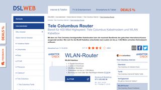 
                            10. Tele Columbus Router: Das können WLAN Kabelbox und Kabelmodem